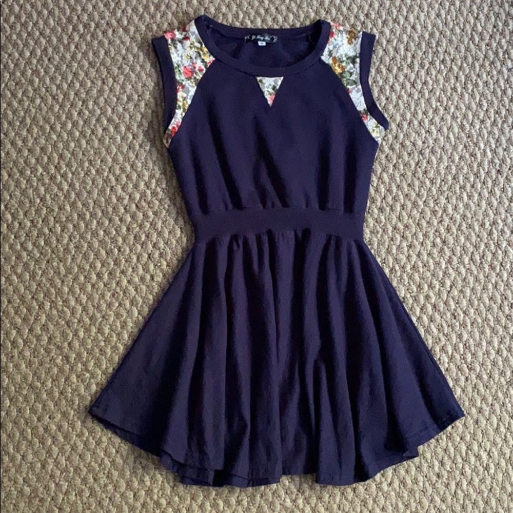 navy blue dress